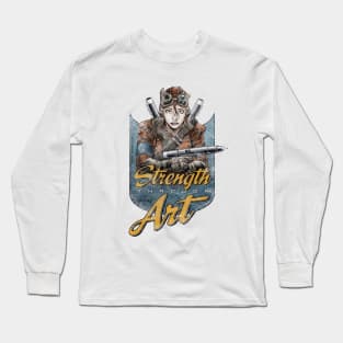 Strength Through Art - Steampunk Long Sleeve T-Shirt